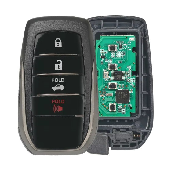 2016-2019 Toyota MIRAI / 4-Button Smart Key / PN: 89904-62020 / HYQ14FBA / AG Board 2110 (AFTERMARKET)